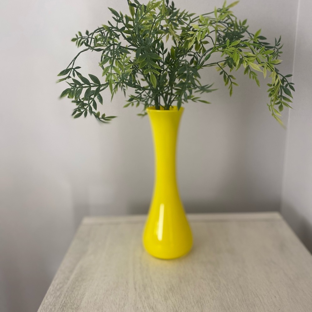 Yellow Vase From Italy
